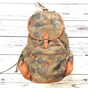 Bohemian 90’s Floral Backpack